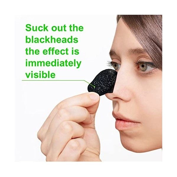 Patch Point Noir, Patch Point Noir Nez, Patchs de nettoyage en des pores du nez pour lélimination des points noirs, 80 Patch ...