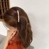 4 Pièces barettes cheveux femme,Maigre Pince à Cheveux Barrettes Clip Français,Automatique Mince barrette cheveux Ecailles De