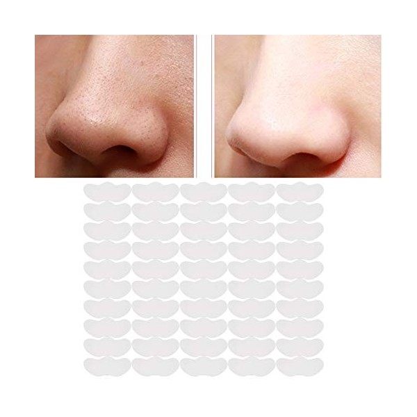 Pansements Pour Le Nez Des Points Noirs, 50 PièCes Bandelettes Nasales Contre Les Points Noirs, Bandes De Pores Pour LéLimin ...