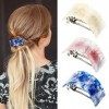 Lot de 8 barrettes à cheveux en plastique pour chignon ou chignon, pinces à cheveux en métal pour queue de cheval, accessoire