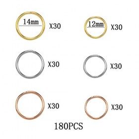 Netspower Anneaux pour cheveux Anneaux pour tresses Anneaux pour tresses Conseils pour cheveux Arcs pour cheveux Clips pour p