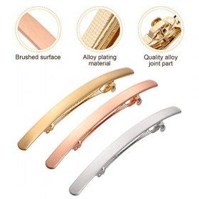 Lurrose Lot de 6 barrettes à cheveux vintage pour filles et femmes