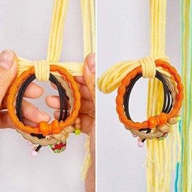 Organisateur de Pince à Cheveux Licorne Arc-en-ciel, Organisateur de Barrettes à Cheveux, Bandeau de Rangement,Décoration Mur