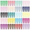 Lot de 80 pinces à cheveux bouclées en métal de 5,1 cm pour enfants, filles, bébés, enfants, petites barrettes à cheveux colo