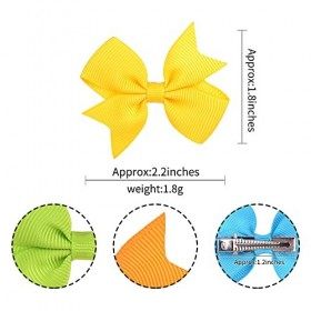 GEELBS Accessoires de coiffure pour filles, lot de 20 pinces à cheveux pour bébé fille, pinces crocodiles, accessoires de coi