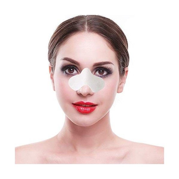 Patchs Anti-Points Noirs, Lot de 50 bandes de points noirs et de points noirs our le nez et les points noirs Crème Jour et Nuit