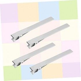 FOMIYES 20 Pièces Pinces À Cheveux En Métal Cheveux Barrettes Pour Les Filles Argent Pince À Bec De Canard Pinces Crocodile P