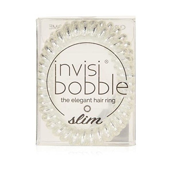 Invisibobble élastiques spirales bronze Slim x3 - Élastique en spirale pour femme et homme - Elastique invisible cheveux sans