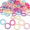 100 Pcs Elastique Cheveux Enfant Fille, Mini Chouchou Cheveux Bébé Élastiques Mini Chouchous Coloré pour Enfants Bébé Filles