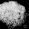 Qufiiry Élastiques à Cheveux, 1100 pcs Élastiques Bandes Transparents, Mini Bandes de Caoutchouc Élastique, Petit Elastique p