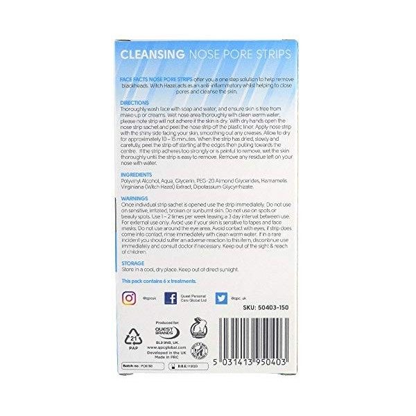 Pretty Smooth Cleansing Nose Pore Strips 6 