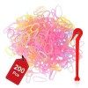 Sularpek Petit Elastique Cheveux, 700 Pièces Mini Bandes de Caoutchouc Élastique, Elastique Caoutchouc pour Cheveux pour les 