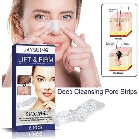 Bandelettes nasales nettoyantes en profondeur, 6 dissolvants de pour toutes les peaux, Minimiseur de pores profonds, désobstr...