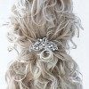 Handmadejewelrylady - Peigne à cheveux rétro en strass pour mariage - Accessoires de mariage