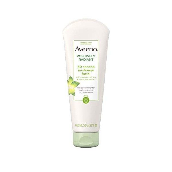 Aveeno Positively Radiant, dans la douche visage 5 once 147ml Crème Jour et Nuit