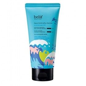 Belif Aqua Bomb Jelly Cleanser 160ml | Nettoyant visage pour | Mousse nettoyante, Hydratation, Beauté proprePeaux sèches, 5.4...