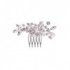 LEEQBCR 1pcs mariée mariage peigne à cheveux cristal accessoires de cheveux pièces de cheveux de mariée pour les femmes et le