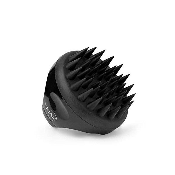 ReViver DIVINA BLK brosse massante exfoliante revitalisante en silicone pour les cheveux ondulés et bouclés