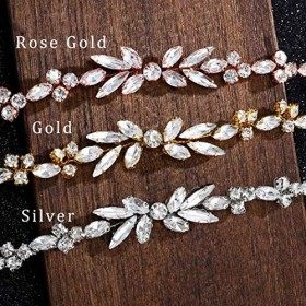 Unicra Mariage Cristal Cheveux Peignes De Mariée Coiffures Accessoires De Cheveux De Mariage Pour Mariée argent 