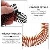 9 Pièces Extensible cheveux peigne,Extensible Peigne Extensible Full Circle Peigne,Plastique Full Circle Extensible Dents Pei