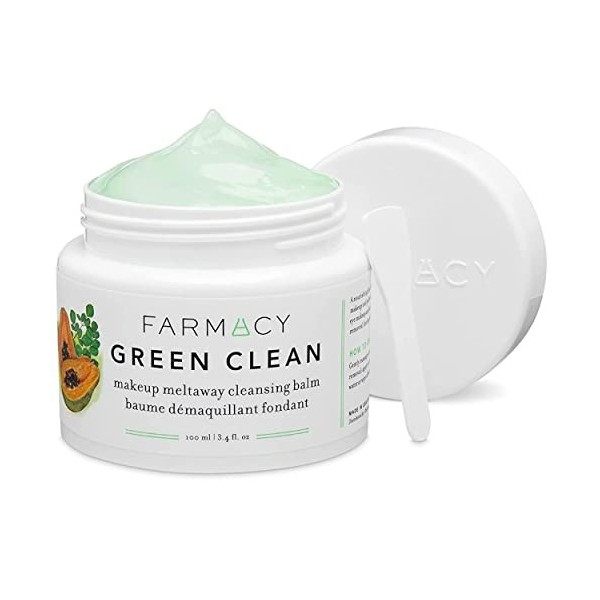 Farmacy Démaquillant naturel - Vert propre maquillage dissipation nettoyant baume cosmétiques, Echinacea, 3.4