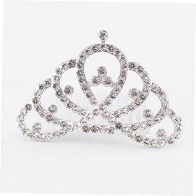minkissy 3pcs Enfants Couronne Peigne Cheveux Accessoires pour Cheveux Strass Accessoires Cheveux Couronne Peigne à Cheveux S