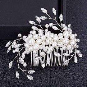Yennefer Mariage Strass Cristal Peigne Pinces à Cheveux de Mariée Vintage Peignes pour les Mariées et les Demoiselles DHonne