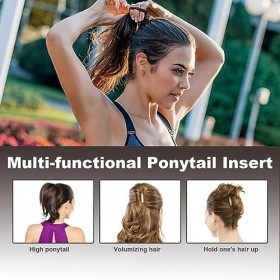 4pcs Hair Sembs glissa pour femmes glisse de cheveux 2,56x3,35 pouces peigne de bandette avec bande élastique glisse de coiff