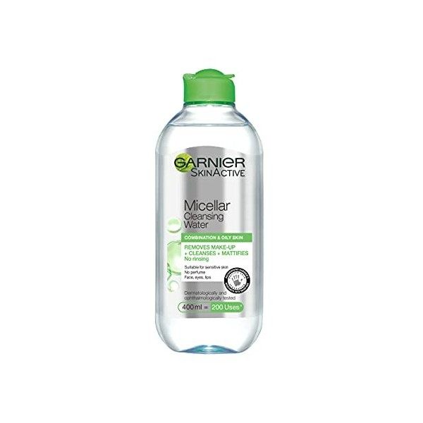 Garnier Skin Naturals Combinaison Eau Micellaire Nettoyante Et Sensibles 400Ml De La Peau Crème Jour et Nuit
