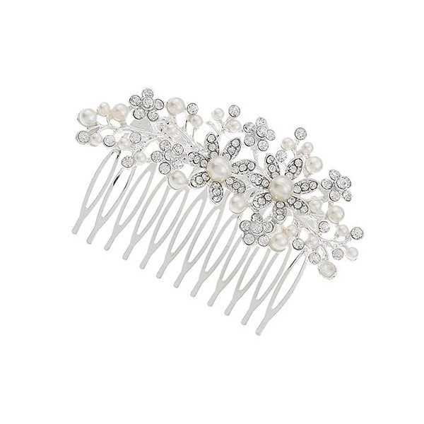 FOMIYES Accessoire De Cheveux Cheveux Accessoires Perle Cheveux Peigne Cheveux Pièces Jointes Pour Les Femmes Perle Épingle À