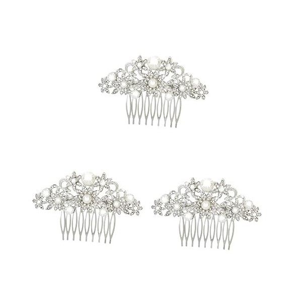 FOMIYES Accessoire De Cheveux Cheveux Accessoires Perle Cheveux Peigne Cheveux Pièces Jointes Pour Les Femmes Perle Épingle À