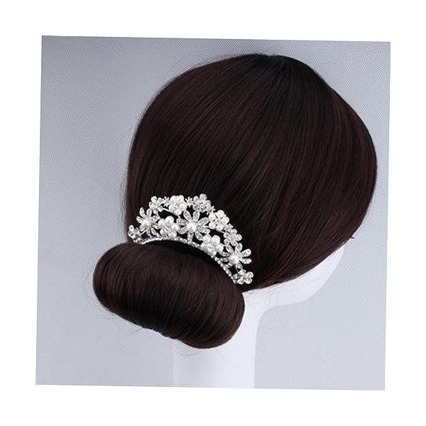 minkissy Breloques de cheveux en cristal - Accessoires de cheveux de mariée - Accessoires de cheveux en perles - Peigne à che