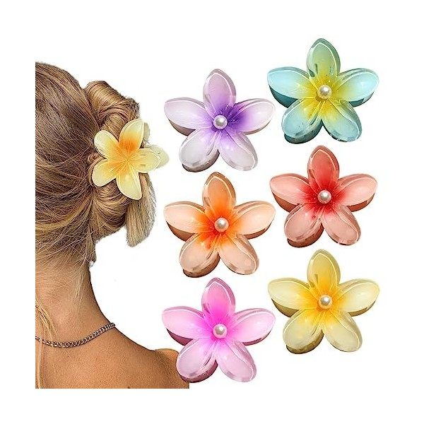 DULSPUE pince cheveux,pince cheveux femme,pinces cheveu,pinces à cheveux,pince cheveux fleur,Barrettes à Maintien Fort pour C