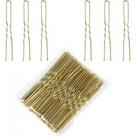 50 Pièces Pince Chignon 6,5cm en Forme de U épingles à Cheveux Pince Cheveux Métal Forme de Grande Barrette Cheveux Femme,Pin