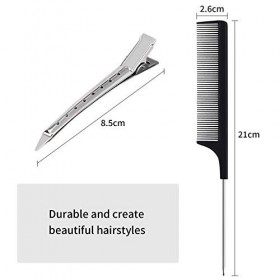 24 Pcs Pince Cheveux 3,5 pouces Pinces à Cheveux Crocodile en Métal Barrette Pinces à Cheveux Accessoires de Bricolage Pince,