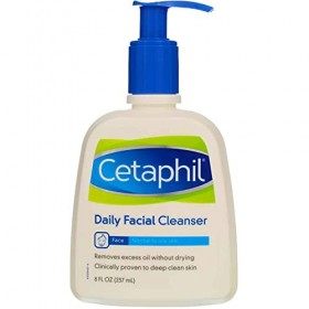 Cetaphil Nettoyant Visage Quotidien, peau normale à grasse - 8 fl oz pack de 2 