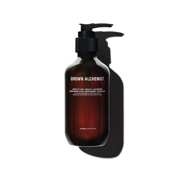 Grown Alchemist Gel nettoyant doux pour le visage : Nettoyant doux pour tous les types de peau - Réduit la taille des pores e...