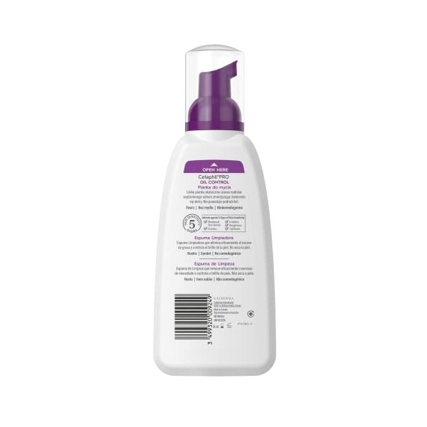 Cetaphil® Pro Contrôle de lhuile - mousse de nettoyage, 236 ml Crème Jour et Nuit