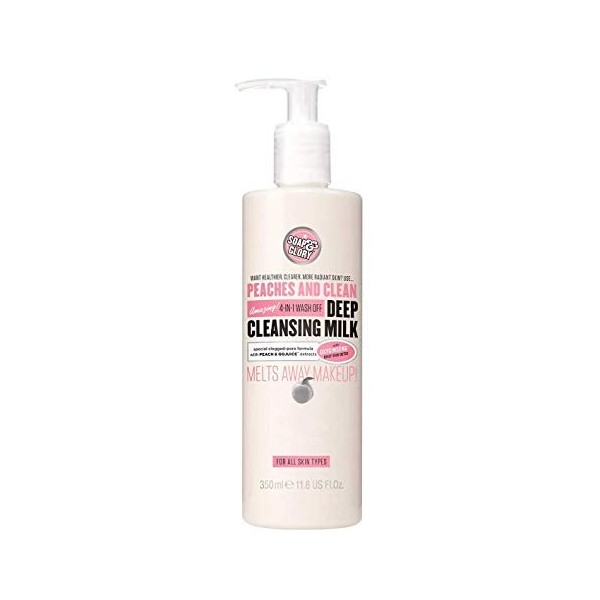 Soap & Glory Peaches And Clean Deep Cleansing Milk 350ml Crème Jour et Nuit
