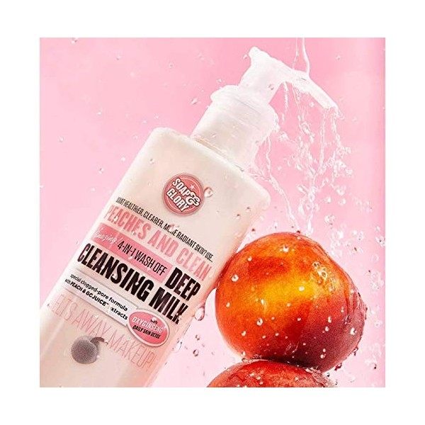 Soap & Glory Peaches And Clean Deep Cleansing Milk 350ml Crème Jour et Nuit