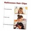 minkissy 28 Pièces Halloween Pinces À Cheveux Halloween Coiffe Gator Cheveux Clips Araignée Cheveux Griffe Cheveux Décoration