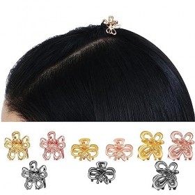 IYKA Petite pince à cheveux en métal Mini petite fleur nœud papillon pinces à cheveux for femmes épingles à cheveux Barrettes