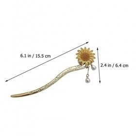 Lurrose 4 Pièces Marguerite Cheveux Accessoire Cheveux Baguettes Mariée Casque Chapeaux Pour Femmes Vintage Cheveux Baguettes