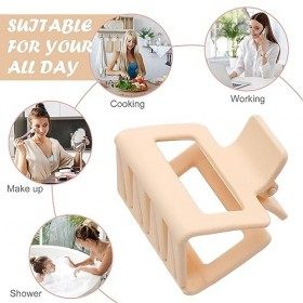 Hriymtd Ensemble de Pinces à Cheveux, 6 épingles à Cheveux Mates pour Femmes et Filles, Antidérapantes et Tendance, Adaptées 