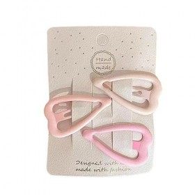 3 Pcs/Set Filles Mode Café Couleur Géométrique Étoiles Ornement Rose Pinces à Cheveux Adulte Doux Accessoires Cheveux Épingle