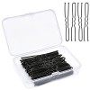 Epingle a Cheveux, 150PCS Epingle Cheveux Femme, Métal Forme de U Pince Chignon, Pince à Cheveux, Bobby Pins Kit pour Femmes 