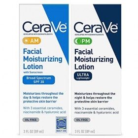 Cerave Facial Lotion hydratante 85&nbsp;gram. AM/PM Bundle emballage Peut varier 
