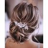 Unicra Wedding Flower Épingles À Cheveux De Mariée Coiffures Pièces De Cheveux De Mariage Accessoires de mariée Lot de 3 a