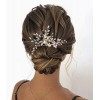 Unicra Wedding Flower Épingles À Cheveux De Mariée Coiffures Pièces De Cheveux De Mariage Accessoires de mariée Lot de 3 a