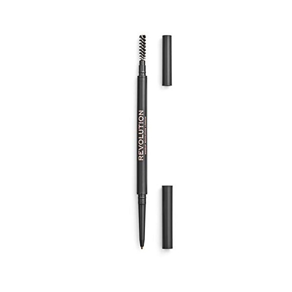 Makeup Revolution, Crayon à sourcils précis, brun, 0,05 g